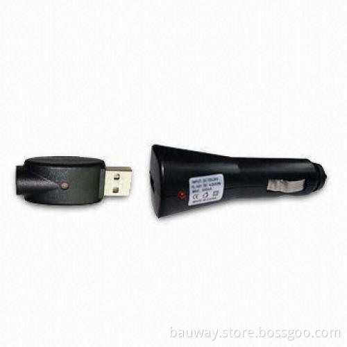 USB In-car Cigarette Charger, Harmless to Human Body and Environment
